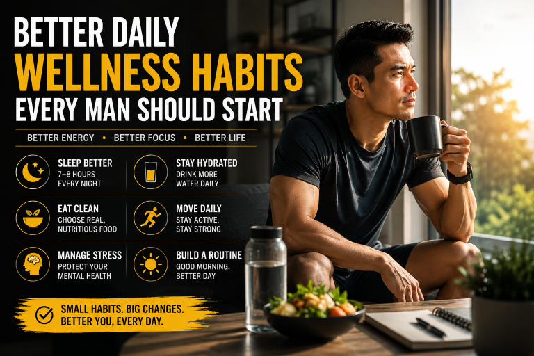 Better daily wellness habits for men