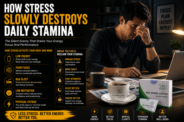How Stress Slowly Destroys Daily Stamina