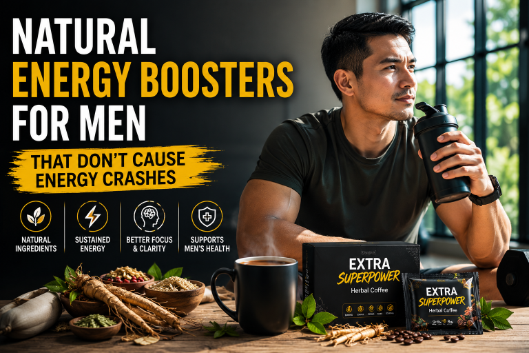 Natural energy boosters for men