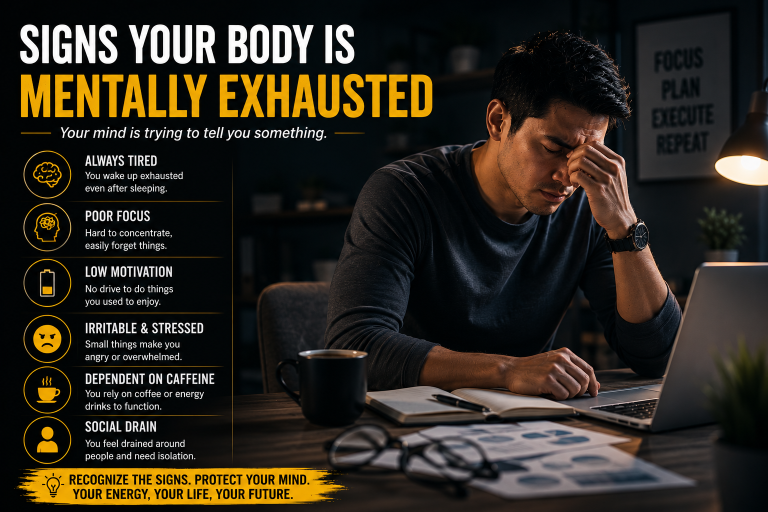 Signs Your Body Is Mentally Exhausted