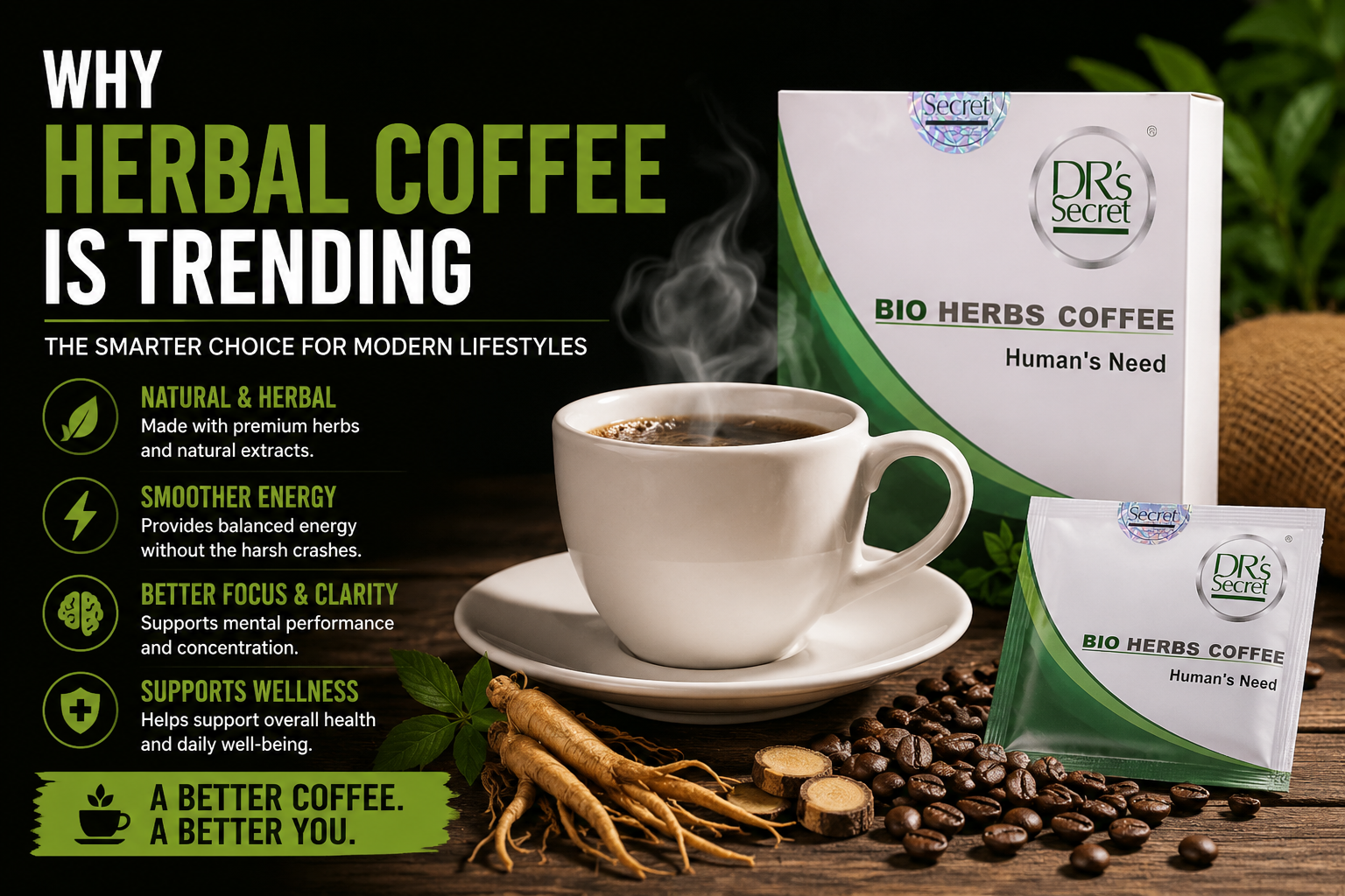 Why Herbal Coffee Is Trending Worldwide In 2026